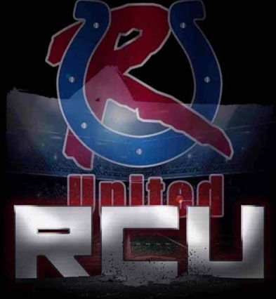 rc united football and cheer logo